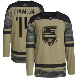 Mike Cammalleri Youth Adidas Los Angeles Kings Authentic Camo Military Appreciation Practice Jersey