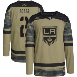 Alexander Edler Youth Adidas Los Angeles Kings Authentic Camo Military Appreciation Practice Jersey