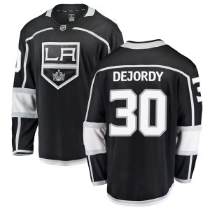 Denis Dejordy Youth Fanatics Branded Los Angeles Kings Breakaway Black Home Jersey