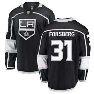 Anton Forsberg Youth Fanatics Branded Los Angeles Kings Breakaway Black Home Jersey