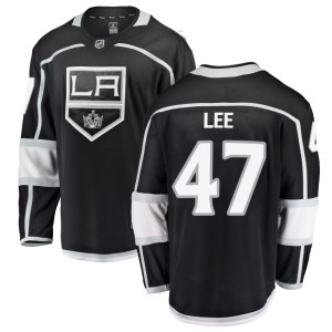 Andre Lee Youth Fanatics Branded Los Angeles Kings Breakaway Black Home Jersey