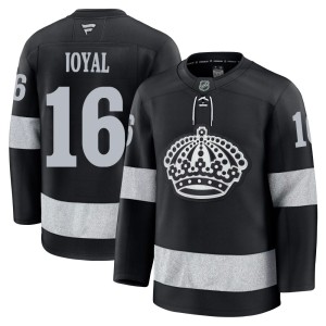 Eddie Joyal Youth Fanatics Los Angeles Kings Premium Black Alternate Jersey