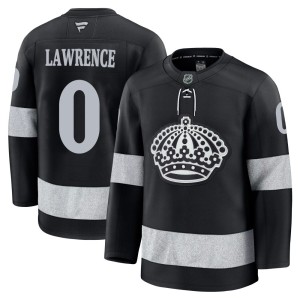 Kaleb Lawrence Youth Fanatics Los Angeles Kings Premium Black Alternate Jersey