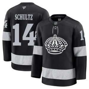Dave Schultz Youth Fanatics Los Angeles Kings Premium Black Alternate Jersey
