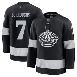 Kyle Burroughs Men's Fanatics Los Angeles Kings Premium Black Alternate Jersey