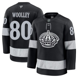 Jared Woolley Men's Fanatics Los Angeles Kings Premium Black Alternate Jersey