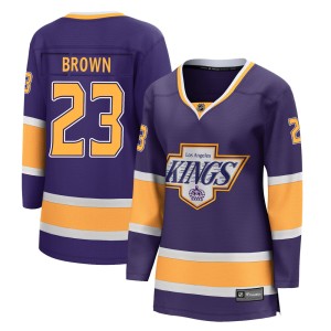 Dustin Brown Women's Fanatics Branded Los Angeles Kings Breakaway Purple 2020/21 Special Edition Jersey