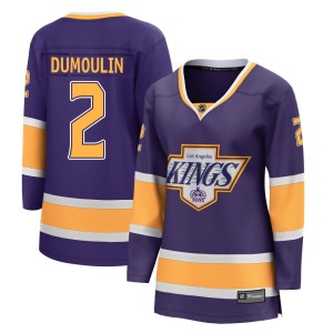 Brian Dumoulin Women's Fanatics Branded Los Angeles Kings Breakaway Purple 2020/21 Special Edition Jersey