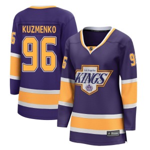 Andrei Kuzmenko Women's Fanatics Branded Los Angeles Kings Breakaway Purple 2020/21 Special Edition Jersey
