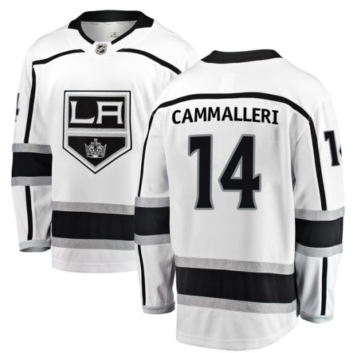 Mike Cammalleri Youth Fanatics Branded Los Angeles Kings Breakaway White Away Jersey