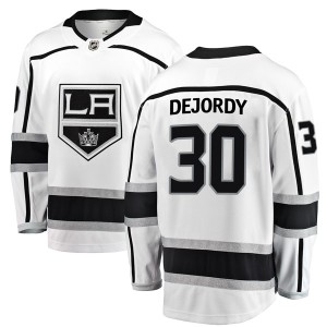 Denis Dejordy Youth Fanatics Branded Los Angeles Kings Breakaway White Away Jersey