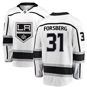 Anton Forsberg Youth Fanatics Branded Los Angeles Kings Breakaway White Away Jersey