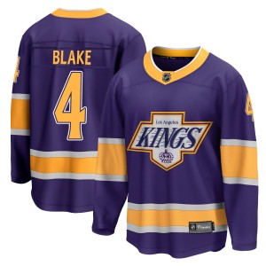 Rob Blake Men's Fanatics Branded Los Angeles Kings Breakaway Purple 2020/21 Special Edition Jersey