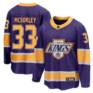 Marty Mcsorley Men's Fanatics Branded Los Angeles Kings Breakaway Purple 2020/21 Special Edition Jersey