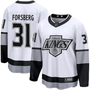 Anton Forsberg Youth Fanatics Branded Los Angeles Kings Premier White Breakaway Alternate Jersey