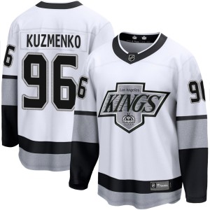 Andrei Kuzmenko Youth Fanatics Branded Los Angeles Kings Premier White Breakaway Alternate Jersey