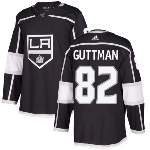 Cole Guttman Youth Adidas Los Angeles Kings Authentic Black Home Jersey