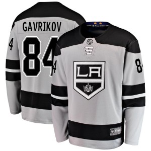 Vladislav Gavrikov Youth Fanatics Branded Los Angeles Kings Breakaway Gray Alternate Jersey