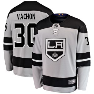 Rogie Vachon Youth Fanatics Branded Los Angeles Kings Breakaway Gray Alternate Jersey