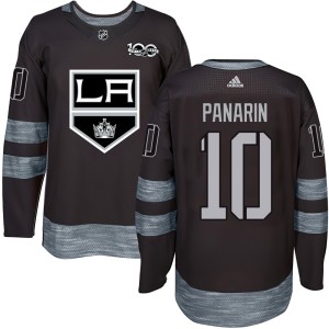 Artemi Panarin Men's Los Angeles Kings Authentic Black 1917-2017 100th Anniversary Jersey