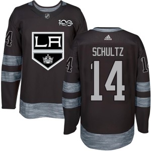 Dave Schultz Men's Los Angeles Kings Authentic Black 1917-2017 100th Anniversary Jersey