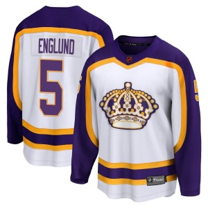 Andreas Englund Youth Fanatics Branded Los Angeles Kings Breakaway White Special Edition 2.0 Jersey