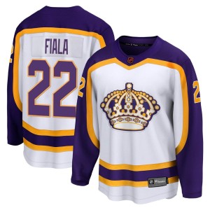 Kevin Fiala Youth Fanatics Branded Los Angeles Kings Breakaway White Special Edition 2.0 Jersey