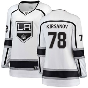 Kirill Kirsanov Women's Fanatics Branded Los Angeles Kings Breakaway White Away Jersey