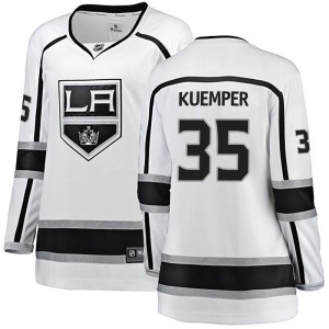 Darcy Kuemper Women's Fanatics Branded Los Angeles Kings Breakaway White Away Jersey