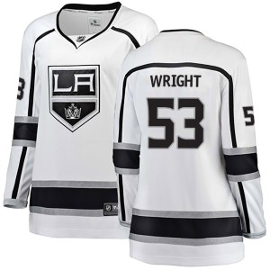Jared Wright Women's Fanatics Branded Los Angeles Kings Breakaway White Away Jersey