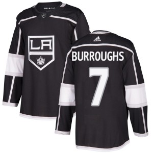 Kyle Burroughs Men's Adidas Los Angeles Kings Authentic Black Home Jersey