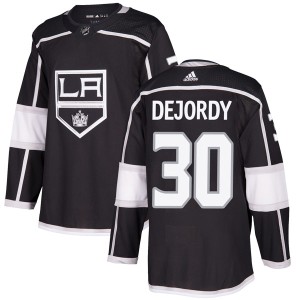 Denis Dejordy Men's Adidas Los Angeles Kings Authentic Black Home Jersey