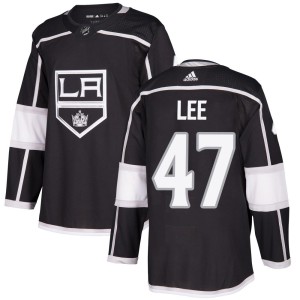 Andre Lee Men's Adidas Los Angeles Kings Authentic Black Home Jersey