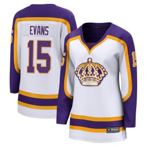 Daryl Evans Women's Fanatics Branded Los Angeles Kings Breakaway White Special Edition 2.0 Jersey