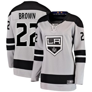 Logan Brown Women's Fanatics Branded Los Angeles Kings Breakaway Brown Gray Alternate Jersey