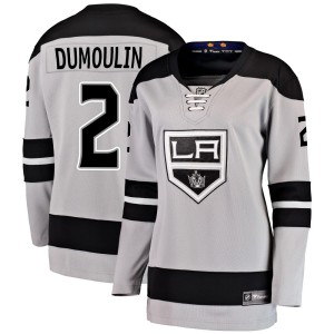 Brian Dumoulin Women's Fanatics Branded Los Angeles Kings Breakaway Gray Alternate Jersey