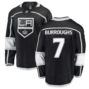 Kyle Burroughs Men's Fanatics Branded Los Angeles Kings Breakaway Black Home Jersey