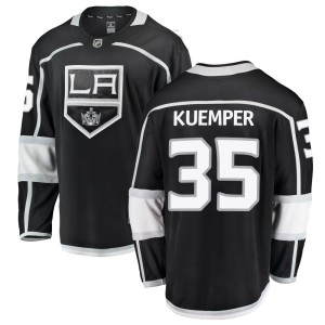 Darcy Kuemper Men's Fanatics Branded Los Angeles Kings Breakaway Black Home Jersey
