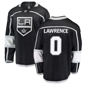 Kaleb Lawrence Men's Fanatics Branded Los Angeles Kings Breakaway Black Home Jersey