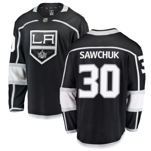 Terry Sawchuk Men's Fanatics Branded Los Angeles Kings Breakaway Black Home Jersey