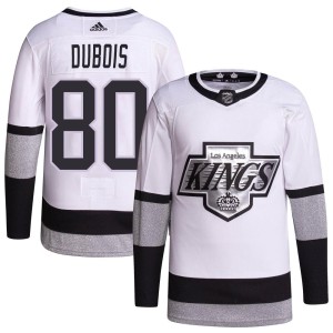 Pierre-Luc Dubois Men's Adidas Los Angeles Kings Authentic White 2021/22 Alternate Primegreen Pro Player Jersey