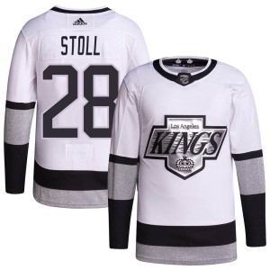 Jarret Stoll Men's Adidas Los Angeles Kings Authentic White 2021/22 Alternate Primegreen Pro Player Jersey