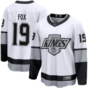 Jim Fox Men's Fanatics Branded Los Angeles Kings Premier White Breakaway Alternate Jersey