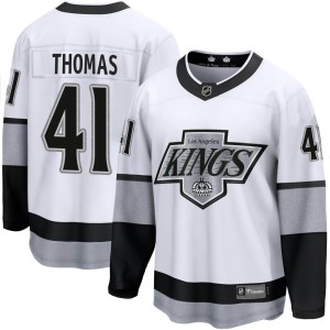Akil Thomas Men's Fanatics Branded Los Angeles Kings Premier White Breakaway Alternate Jersey