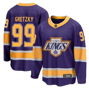 Wayne Gretzky Youth Fanatics Branded Los Angeles Kings Breakaway Purple 2020/21 Special Edition Jersey
