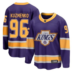 Andrei Kuzmenko Youth Fanatics Branded Los Angeles Kings Breakaway Purple 2020/21 Special Edition Jersey