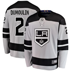 Brian Dumoulin Men's Fanatics Branded Los Angeles Kings Breakaway Gray Alternate Jersey